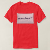 Sleep Disorders Narcolepsy zzzz Tシャツ (デザイン正面)