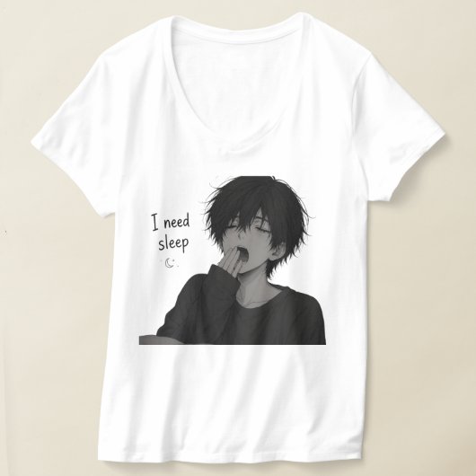 Sleep.exeが動作を停止しましたTシャツ Tシャツ (レイダウン)