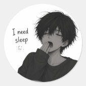Sleep.exe が動作を停止しました ステッカー (正面)