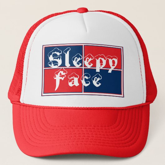 Sleep Face: Summer Kool - トラッカーハット (正面)