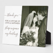 Sleep in Peaceスクリプト写真の思い出 フォトプラーク (側面)