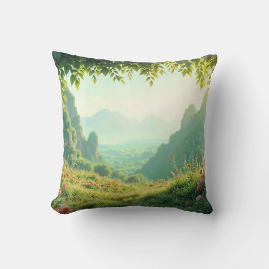 “Sleep in the Heart of Nature” クッション (正面)