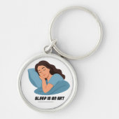 sleep is an art キーホルダー (正面)
