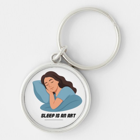 sleep is an art キーホルダー (正面)