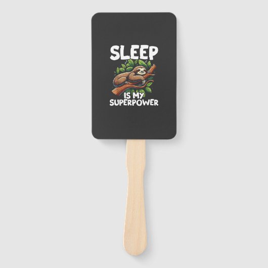 Sleep is My Superpower Sloth T-Shirt ハンドファン (正面)