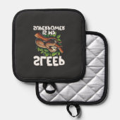 Sleep is My Superpower Sloth T-Shirt 鍋敷き (正面/裏面)