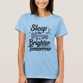 Sleep Is the Key – Minimal Moon & Key Tee Tシャツ (正面)