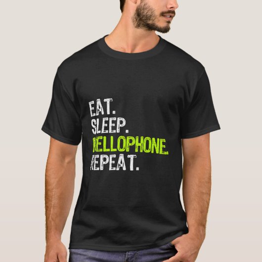 Sleep Mellophone Repeat Player食べギフト Tシャツ (正面)