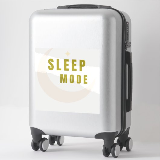 Sleep Mode Moon & Star Sticker シール (スーツケース)