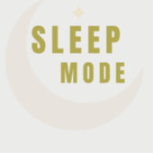 Sleep Mode Moon & Star Sticker シール (正面)