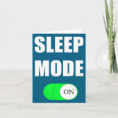 Sleep Mode On Funny Nap Shirt Love Napng Sleeng  カード (正面)
