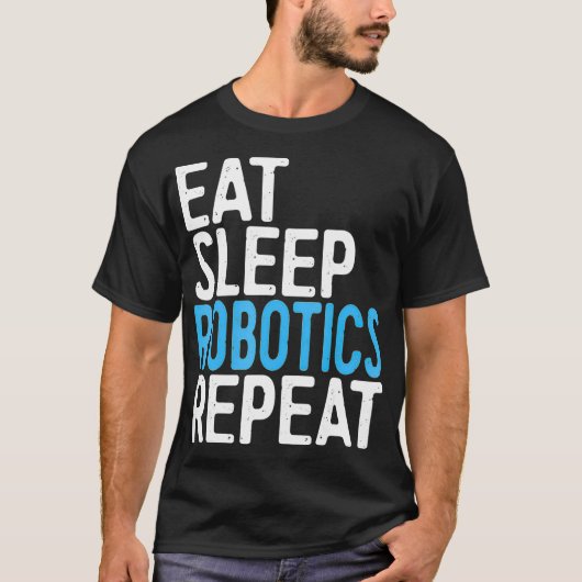 Sleep Robotics食べ Repeat Engineer Gift Tシャツ (正面)