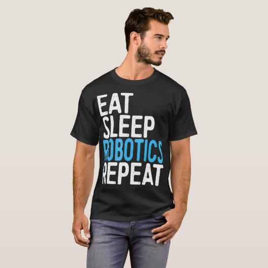 Sleep Robotics食べ Repeat Engineer Gift Tシャツ (正面フル)