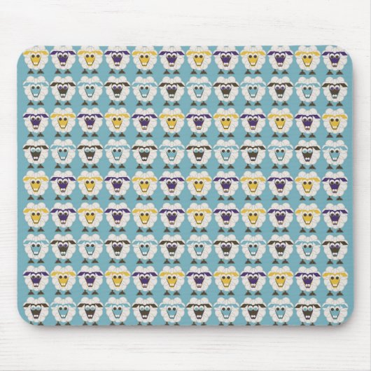 Sleep-Sheep - LONVIG by MINYMO マウスパッド (正面)