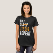 Sleep Studio 食べ Repeat Architect Designer Archite Tシャツ (正面フル)