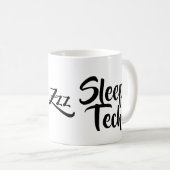 Sleep Tech Technologist Magギフトクリニックのギフト コーヒーマグカップ (正面右)