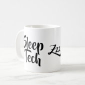 Sleep Tech Technologist Magギフトクリニックのギフト コーヒーマグカップ (正面左)
