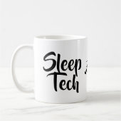 Sleep Tech Technologist Magギフトクリニックのギフト コーヒーマグカップ (左)