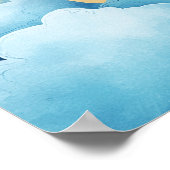 Sleep Tight Blue Night Sky ポスター (角)