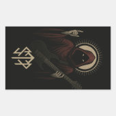 Sleep token vibes 長方形シール (正面)