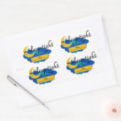 Sleep Tracker Journalのステッカーシート 長方形シール (封筒)