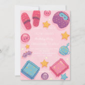 Sleep Under Party  Invitation 招待状 (正面)