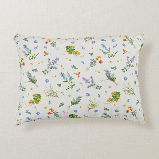 Sleep well with Herbs. アクセントクッション (正面)