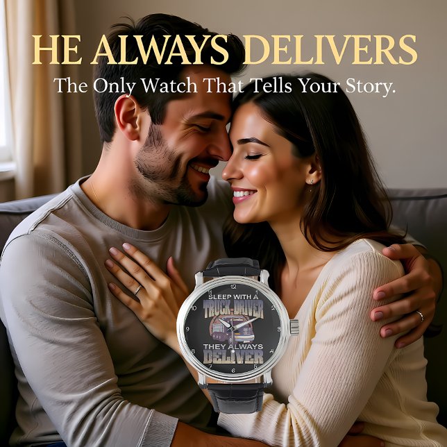 Sleep With A Truck Driver 腕時計 (クリエイターアップロード済み)