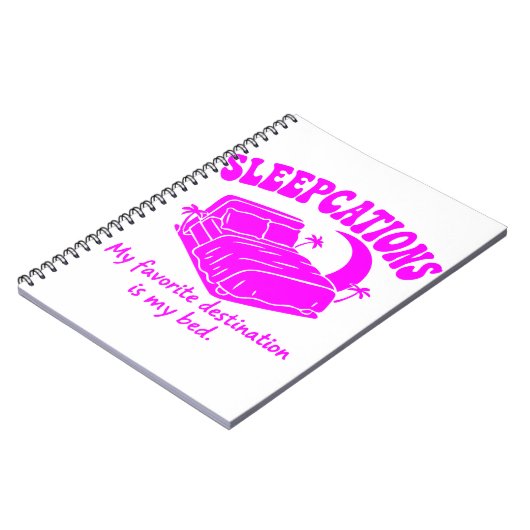 Sleepcations ノートブック (左側)