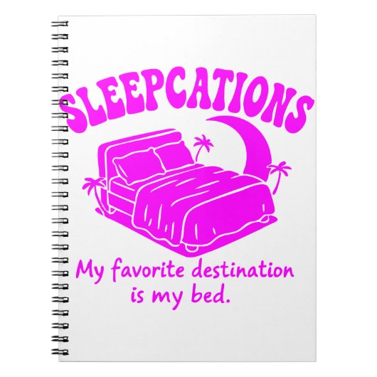 Sleepcations ノートブック (正面)