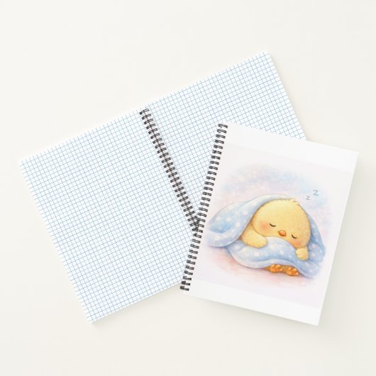 Sleeping Alma Cute Chick Notebook | Cozy Dream Jou ノートブック (内部)
