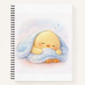 Sleeping Alma Cute Chick Notebook | Cozy Dream Jou ノートブック (正面)