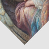 Sleeping Baby Angel Wings Decoupage 薄葉紙 (詳細)