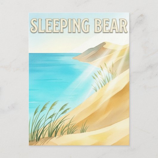 Sleeping Bear Dunes ポストカード (正面)