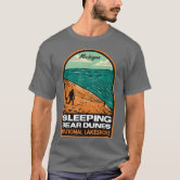 スリーピングベアーデューンズナショナルレイクショアミシガン Tシャツ 