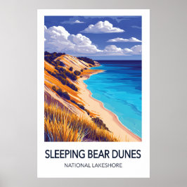 Sleeping Bear Dunes National Lakeshore Travel ポスター