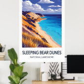 Sleeping Bear Dunes National Lakeshore Travel ポスター (ホームオフィス)