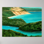 Sleeping Bear Dunes Painting | Poster ポスター (正面)