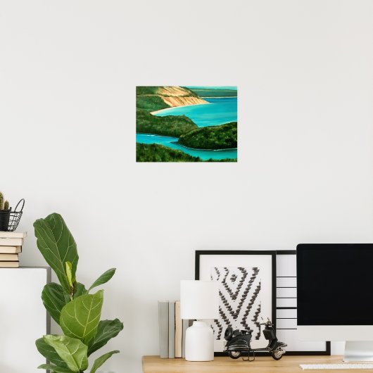 Sleeping Bear Dunes Painting | Poster ポスター (ホームオフィス)