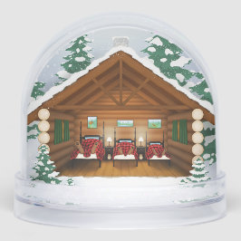 Sleeping Bear Family in Log Cabin Custom