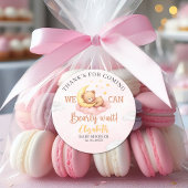 Sleeping Bear – We Can Bearly Wait ラウンドシール