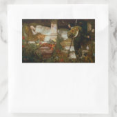 Sleeping Beauty (Elegant Scene of Love & Romance) 長方形シール (バッグ)