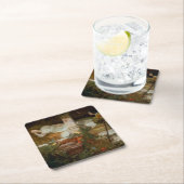 Sleeping Beauty (Pretty Princess From Fairy Tale) スクエアペーパーコースター (インサイチュ)