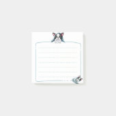 Sleeping Boston Terrier Post It Notes ポストイット (正面)