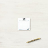 Sleeping Boston Terrier Post It Notes ポストイット (デスク上)