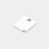Sleeping Boston Terrier Post It Notes ポストイット (アングル)