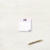 Sleeping Boston Terrier Post It Notes ポストイット (デスク上)