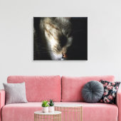 Sleeping Cat 20"x16"キャンバス印刷 キャンバスプリント (インサイチュ (リビング))