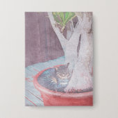 Sleeping Cat button 缶バッジ (正面)