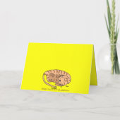 Sleeping Cat Greeting Card シーズンカード (裏面)